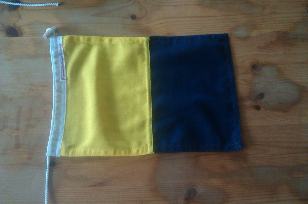 Signal Code Flag Kilo - Flag Studio UK