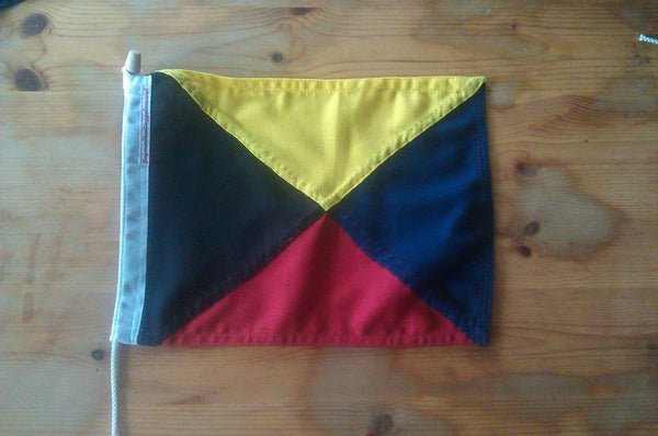 Signal Code Flag Zulu - Flag Studio UK