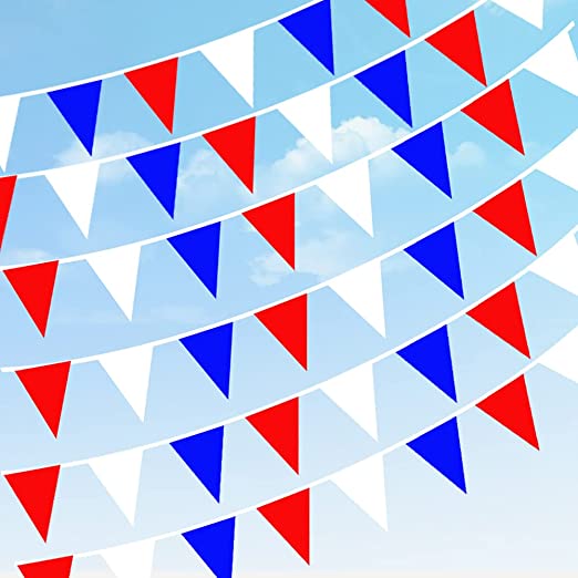 Red white and blue bunting (ECONOMY)