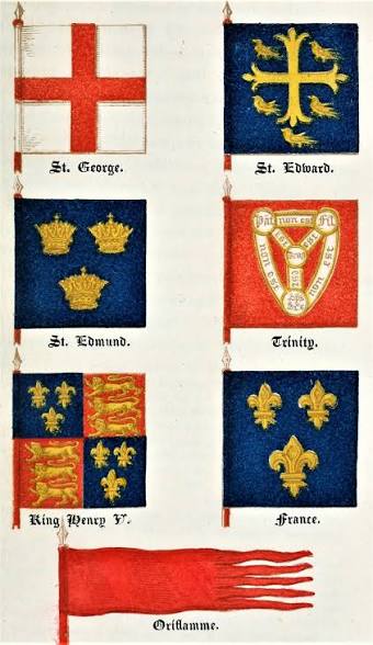 Flags, pennons and banners at the Battle of Agincourt, Henry V. Flag Studio