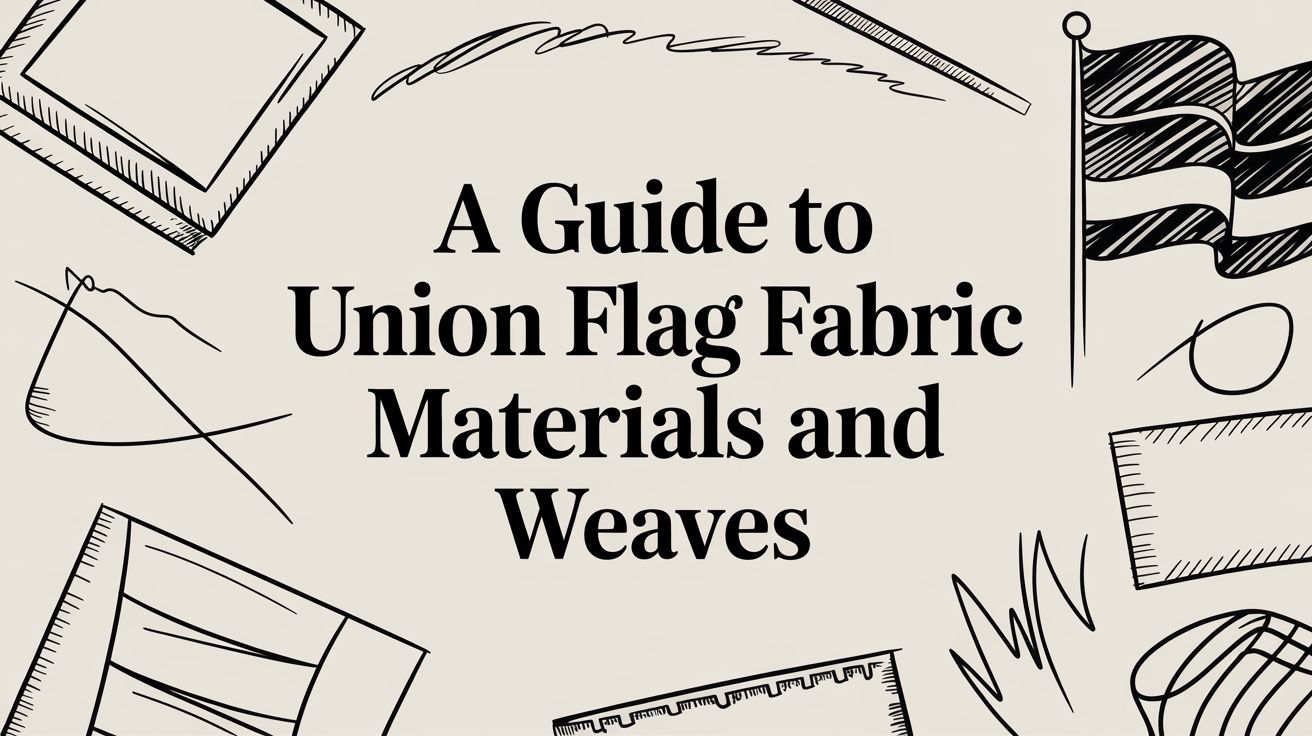 A guide to Union flag fabric materials and weaves by Flag Studio