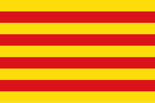 Catalonia Senyera Spain flag