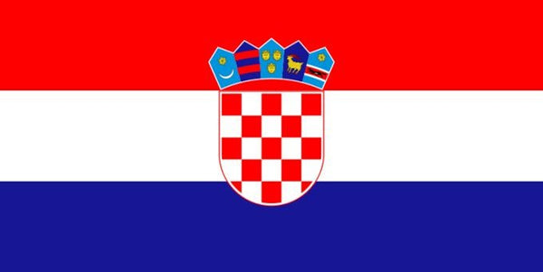 **SALE** Croatia flag 1 yard, fully stitched
