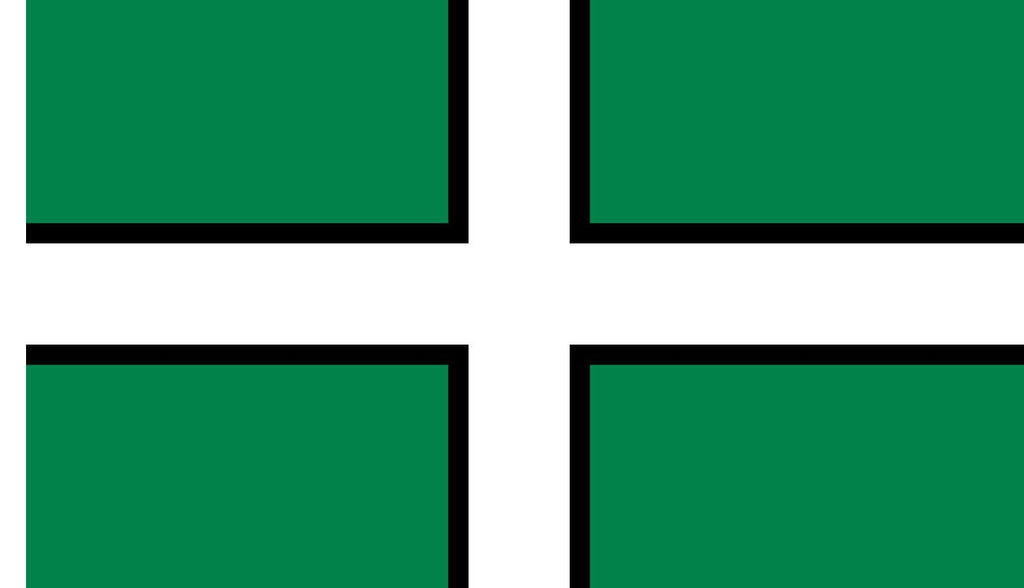 **SALE** Devon county flag 12x18"