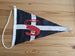 East Coast Shrimp Association pennant flag. St Piran, Cornwall flag. Vintage flag by Flag Studio
