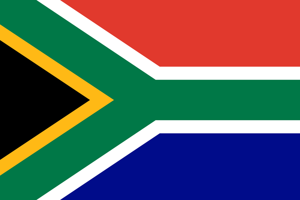 South Africa flag (South African, Afrikaans)