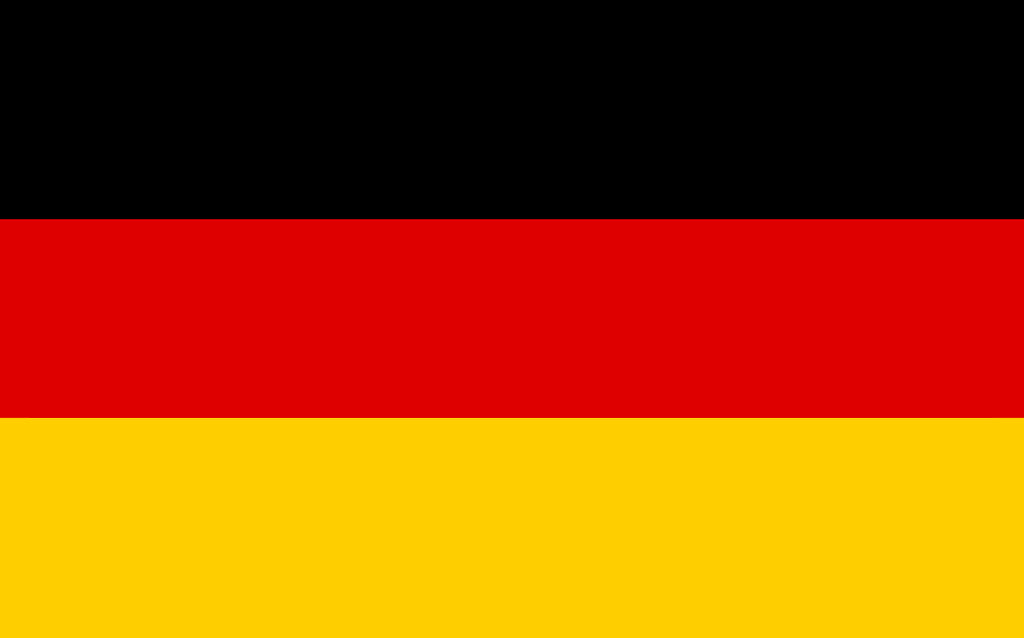 Germany flag (German, Deutsche)