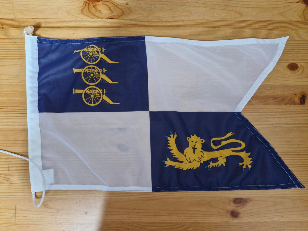 **SALE** REYC swallow tail Commodore flag (Royal Engineers Yacht Club)