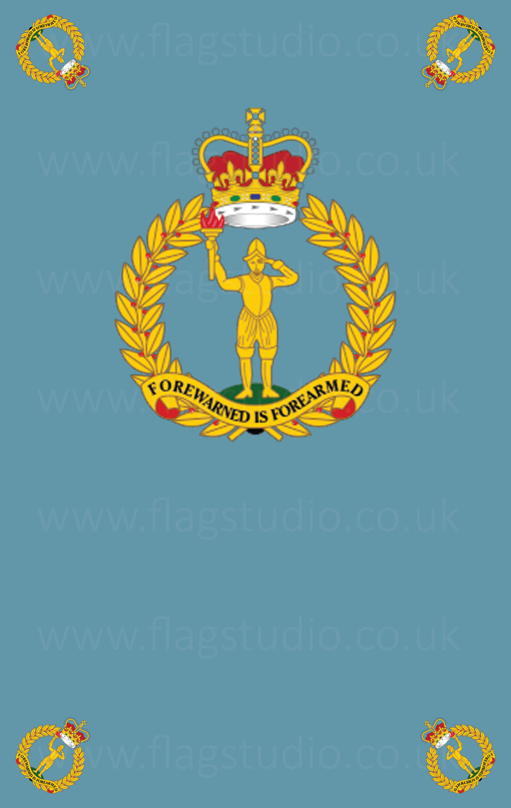Coffin drape:  Royal Observer Corps (v1)