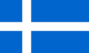 **SALE** Shetland Scotland flag 12x18"