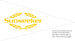 Sunseeker pennant (Gold on white)