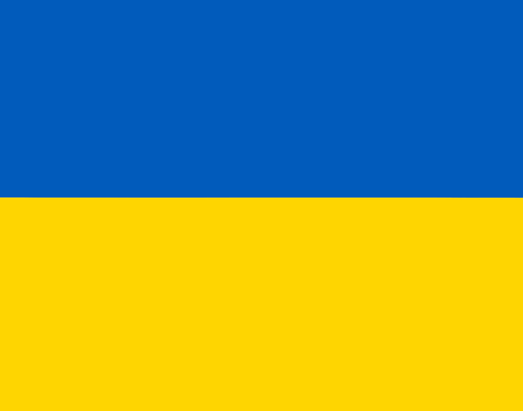**SALE** Ukraine 3x2ft flag, fully stitched, MOD fabrics