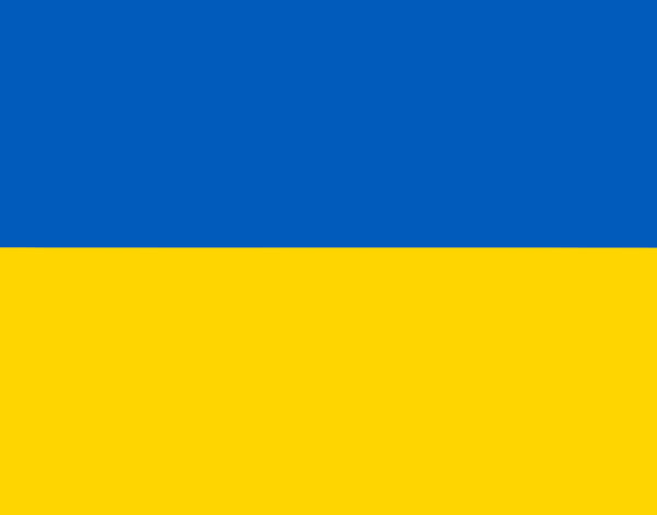 **SALE** Ukraine 3x2ft flag, fully stitched, MOD fabrics