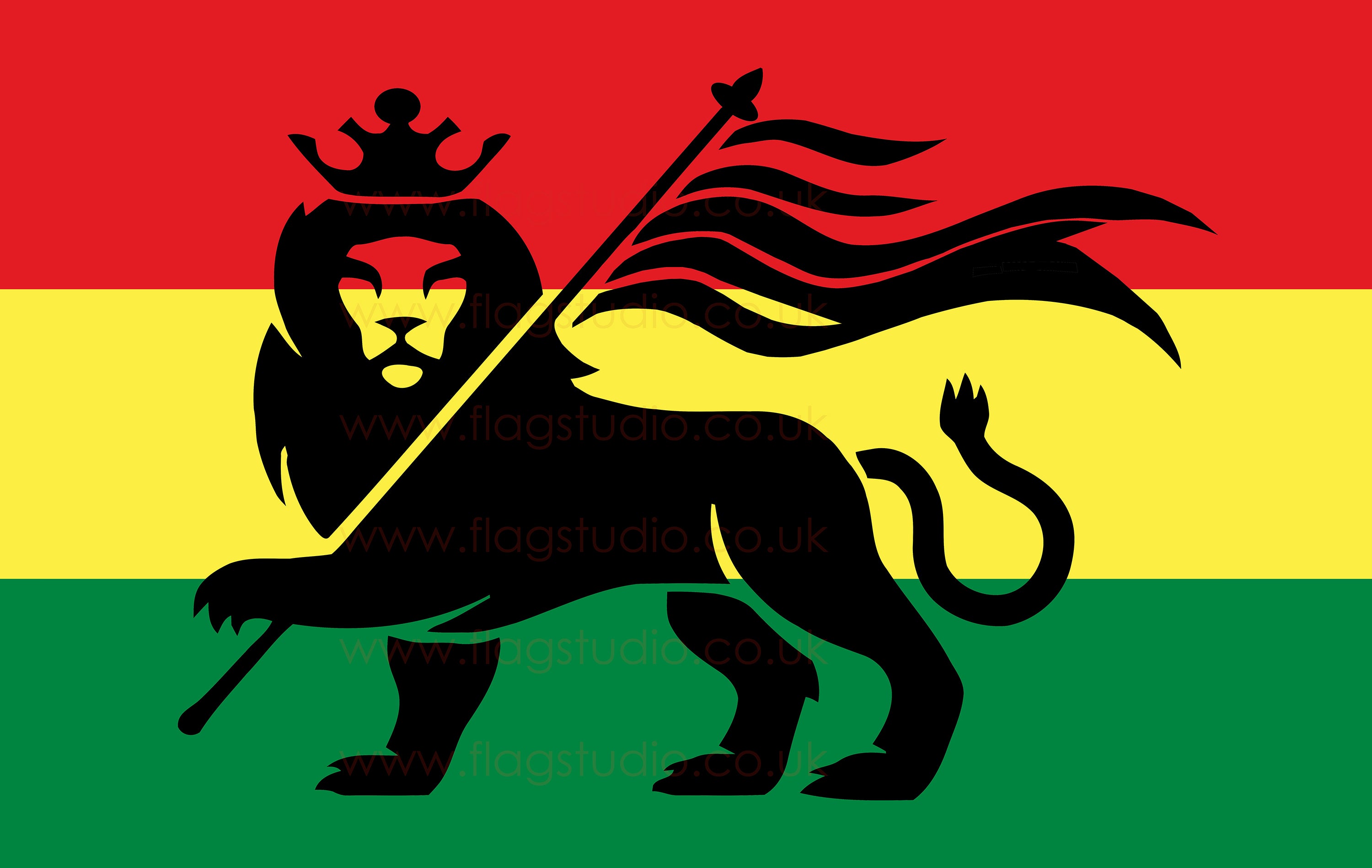 Quality affordable UK made custom World flags. Rastafarian flag and ...