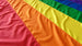PRIDE flag.  All the colours of the rainbow.