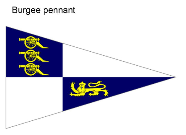 REYC pennant burgee (Royal Engineers Yacht Club)