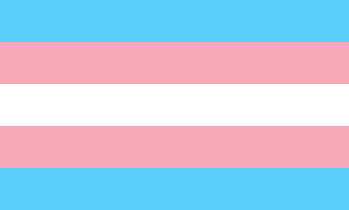 Trans PRIDE flag.  All the colours of the rainbow.